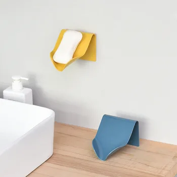 

Water Draining Wall Hangers Soap Creative Soap Box Rack Hole Punched Toilet Soap Dish Storage Shelf Soap Holder