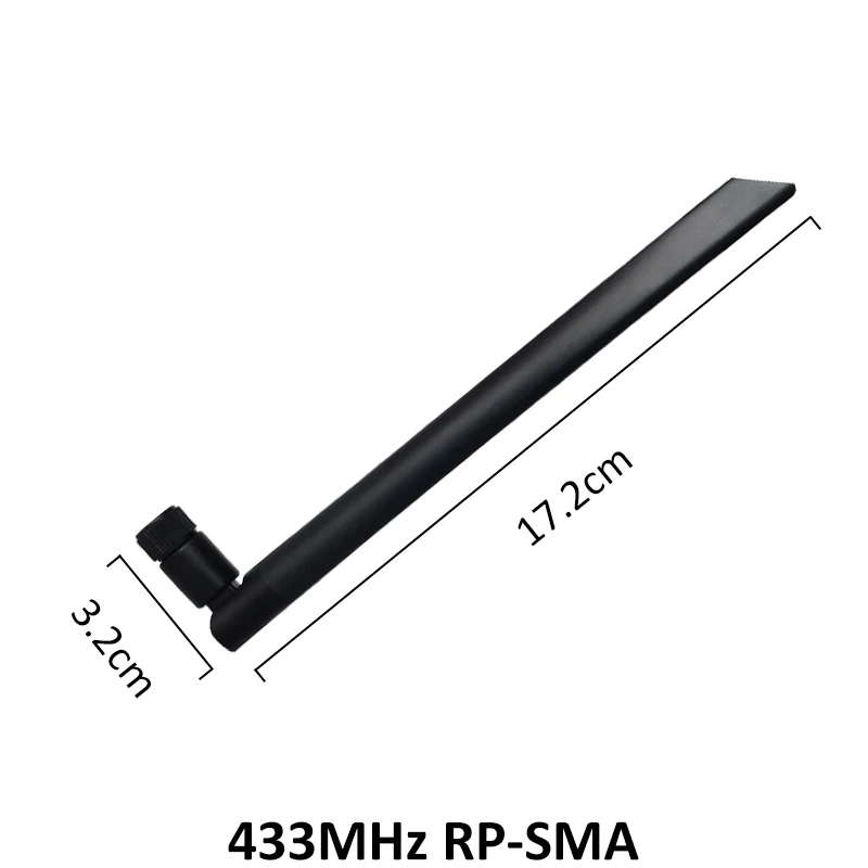 2 шт. 433 МГц Антенна 5dbi GSM 433 МГц RP-SMA разъем резиновая антенна Lorawan+ IPX к SMA мужской удлинитель косичка кабель