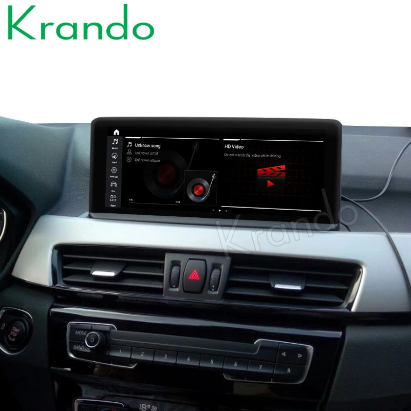 Krando Android 10 0 4G 64G 25 ''автомобильный аудио навигатор gps для BMW X1 F48 2016 + NBT EVO Радио