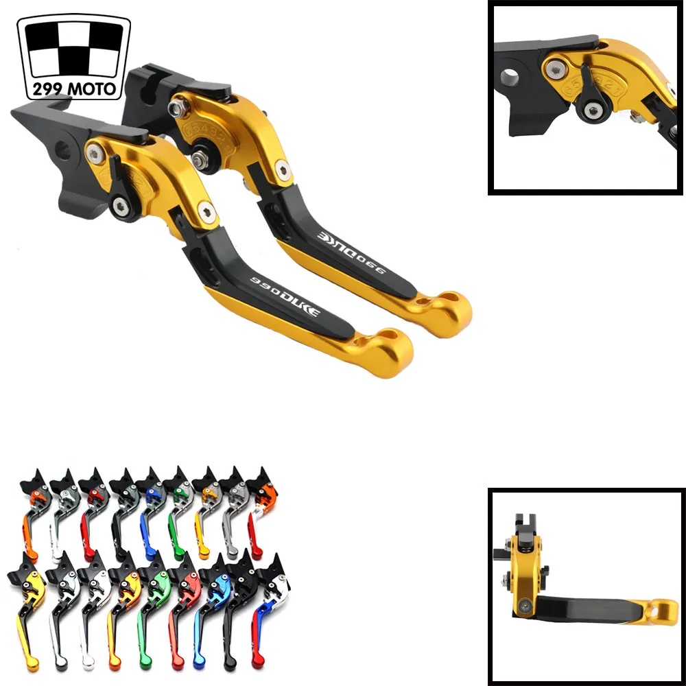 

ForKTM 990 Super Duke 2005 2006 2007 2008 2009 2010 2011 2012 CNC Adjustable Folding Extendable Motorcycle Brakes Clutch Levers