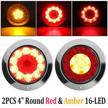 

Parts Turn Signal Accessories Brake Lights 12V-24V Shockproof Red/Amber