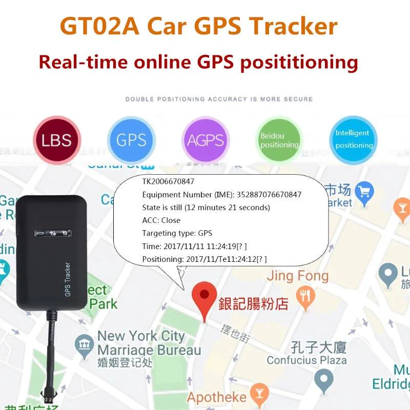  GT02A Auto Mini Intelligente GPS Tracker GSM GPRS SMS Fahrzeug Tracking Gerät Monitor Locator Unter