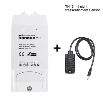 

Wireless Smart Switch Monitoring Temperature Humidity Voice Controlling Home Automation Kit Temperature Monitoring Switch