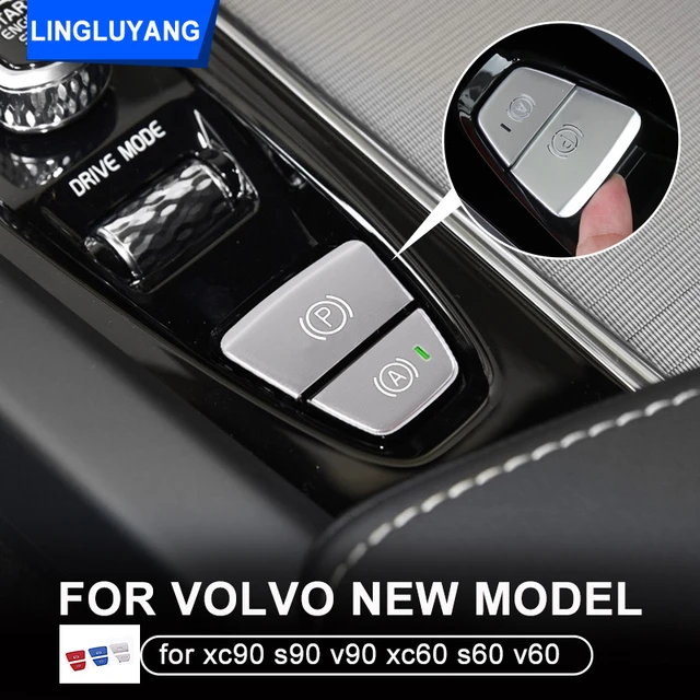 Car Accessories For Volvo Xc90 Xc60 S90 V90 S60 V60 Electronic Handbrake P  Light Button Sequin Car Sticker - Interior Mouldings - AliExpress