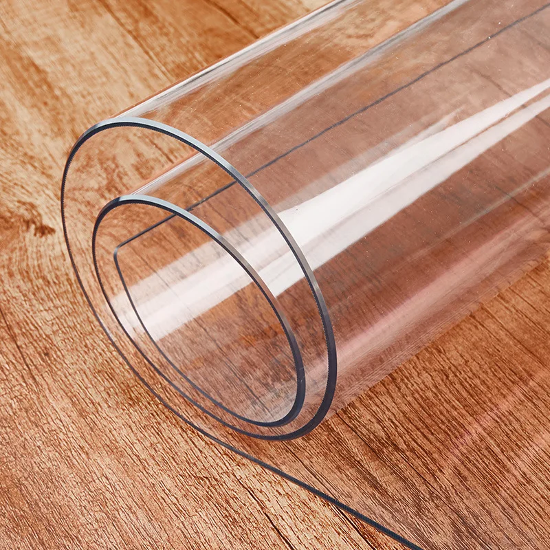  High grade Odorless 1.5mm thickness soft PVC tablecloth waterproof oilproof coffee table mat party 