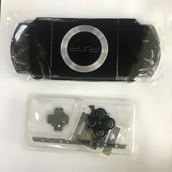 

Free shipping Black Color Full Housing Shell Faceplate Case Repair Replacement for Sony PSP 2000 2006 Console Shell with Buttons