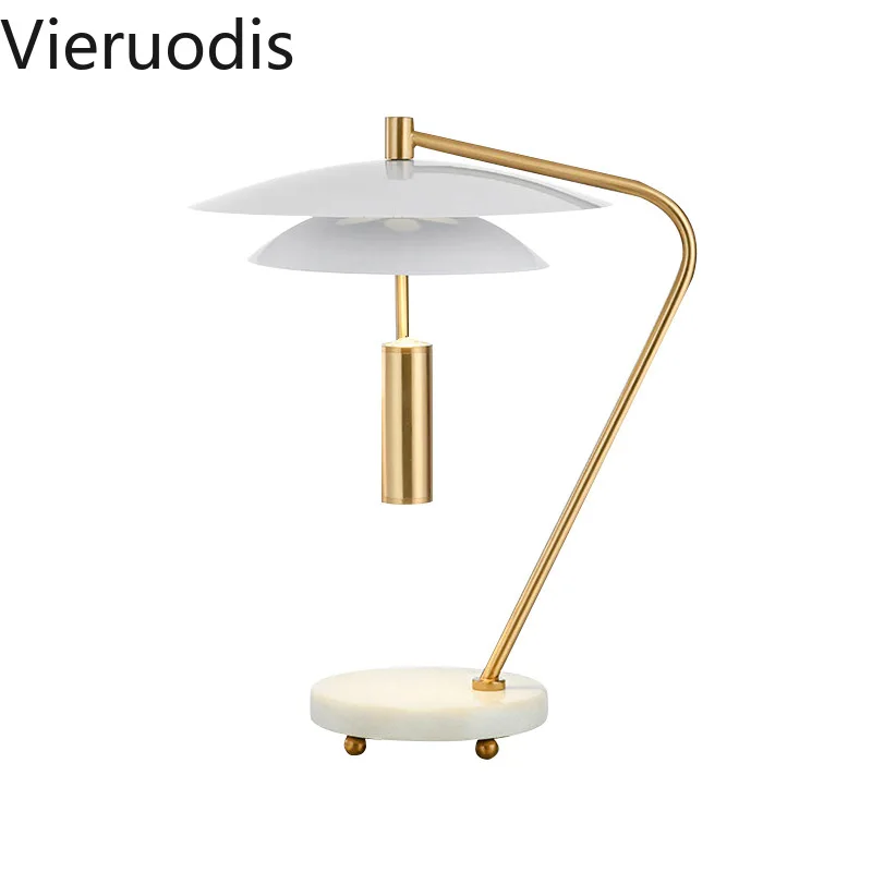 Postmodern Personality Desk Lamp Nordic Simple Table Light for Bedside Study Hotel Home Decor Marble Lights Fixture | Лампы и