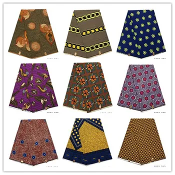 

2020 Latest dutch wax prints nigerian ankara fabric dutch wax printed cotton african fabric real dutch wax fabric 1003