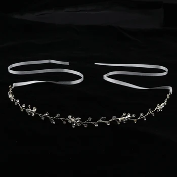 

Gold/Silver Alloy Hair Wreaths Headband Wedding Hair Band Crystal Headpiece