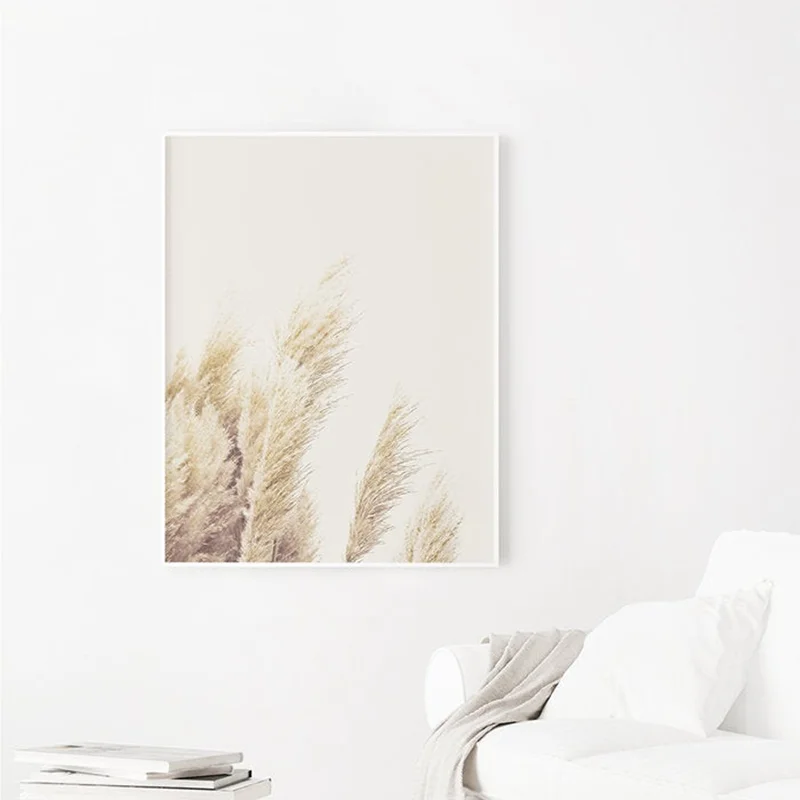 Wall Art Canvas Painting Pampas Grass Modern Photography Poster Prints Scandinavian Neutral Pictures for Living Room Home Decor Wall Art Canvas Painting Pampas Grass Modern Photography Poster Prints Scandinavian Neutral Pictures for Living Room Home Decor