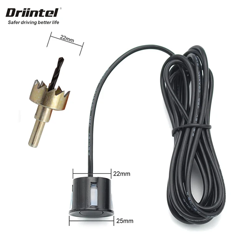 Driintel Автомобильный парктроник светодиодный датчик парковки с 6 датчиками s