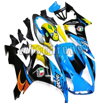 

Full Fairing Kit For Yamaha YZF1000 R1 2004 2005 2006 YZF R1 04 05 06 ABS Plastic Injection Bodywork Shark Attack Blue Yellow