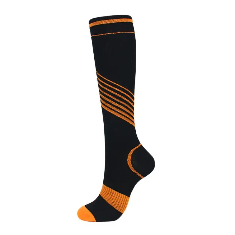 Компрессионные носки для мужчин и женщин, защита для голени, для футбола, бега, упражнений, велоспорта, носки для фитнеса, облегчают варикозное расширение вен, высокие носки Y8