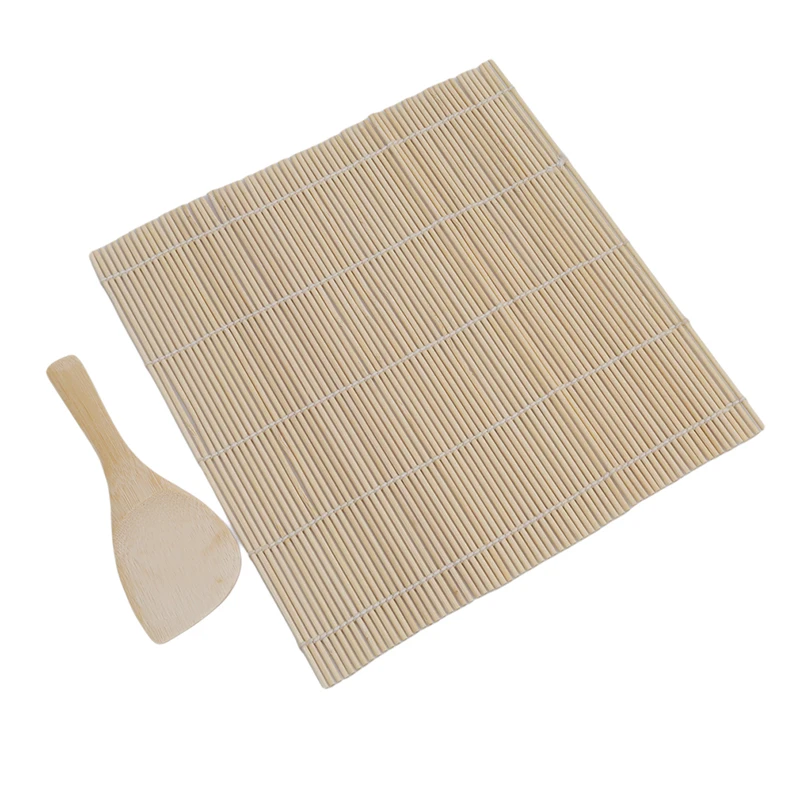 1 комплект Лидер продаж суши инструменты роликовый ролик Бамбуковый материал коврик производитель DIY рисовое весло инструменты для приготовления пищи Кухонные аксессуары