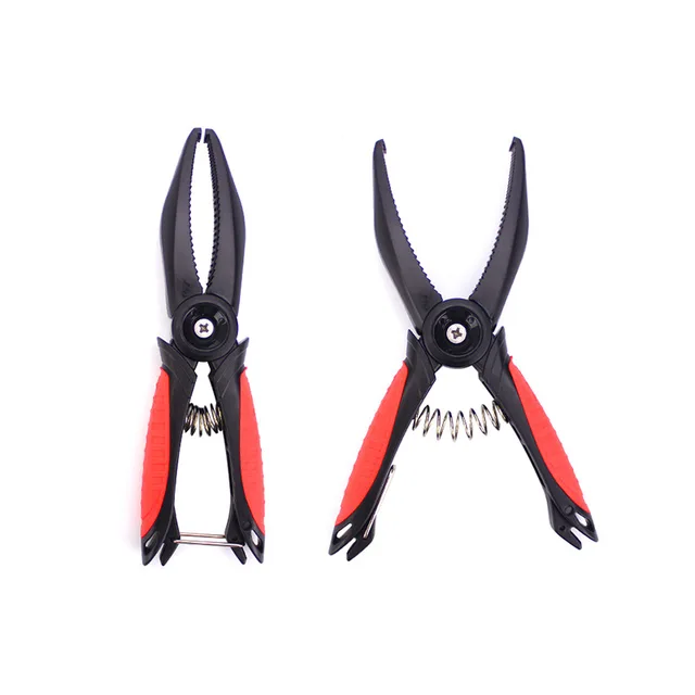 Aluminium Alloy Fishing Pliers Scissors Split Ring Plier with Scale  Retractable Tether Combo Hooks Remover Fish Line Cutter Tool - AliExpress