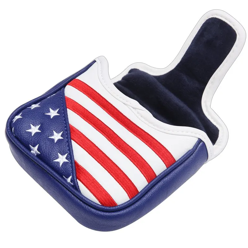 США Америка молоток Putter Cover Fit Odyssey#7 Putter Titleist Scotty Cameron(квадратный молоток Putter Cover(Орел