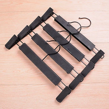

10pcs Strong Load Capacity Hanging Clothes Hanger Movable Clip Wardrobe Hotel Anti Slip Trousers Multi Use Coat Holder Practical