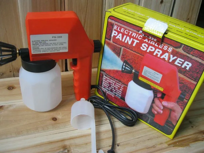 Электрический Краскораспылитель PG 350 600 мл 220 В 0 8 мм сопло Pistola de pintura liquidicador