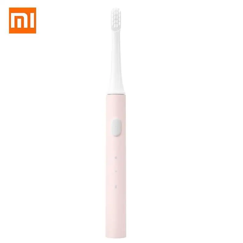 pink T100 Xiaomi Mijia T100 электрическая зубная щетка Водонепроницаемая ультра звуковая автоматическая зубная щетка USB перезаряжаемая электрическая звуковая зубная щетка - Цвет: pink T100
