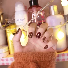 Поддельные ногти патч женские желательные доступны с Стиль онлайн знаменитостей можно повторять липкий Маникюр готовый продукт