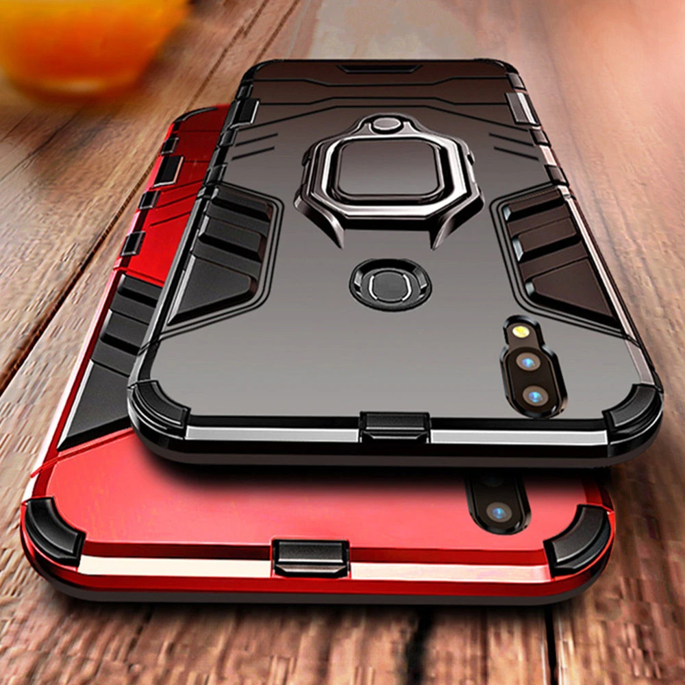 

Phone Case Cover For Oneplus 7T / Oneplus7 7 T Pro Fashion Cool Business Finger Ring Holder Magnetic Cases Armor