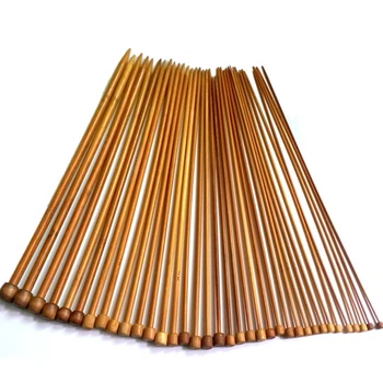 

36pcs Bamboo Knitting Needle Crochet Yarn Knitting Accessory 18 Sizes 2pcs/size