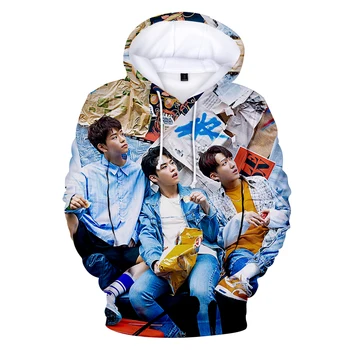 

Up To date Stray Kids Hoodies Men/women Hoodie Spring Fashion Kpop 3D Sweatshirt print Stray Kids 3D Hip Hop Size XXs-XXL top