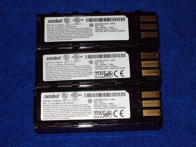

Аккумулятор для сканера symbol ds3578, LS3478, ls3578 21-62606-01