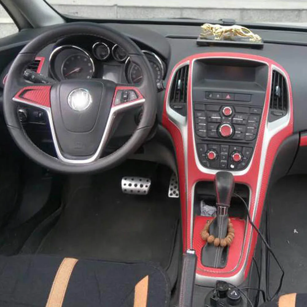 Для Buick Excelle GT GX 2010 2014 Автомобильный Стайлинг из углеродного волокна интерьер