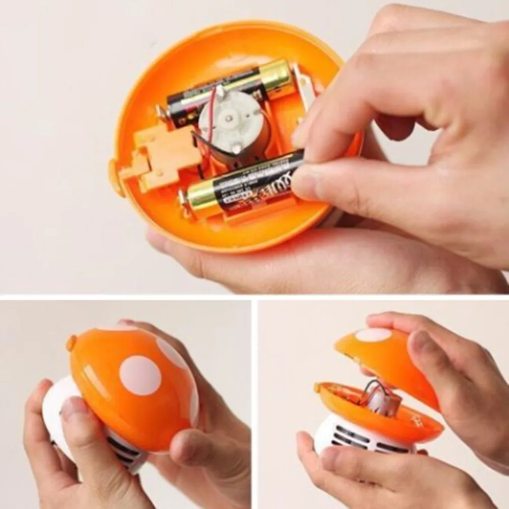 Mini Mushroom Desk Cleaner robot vacuum cleaner Cute Portable Corner Desk Table Dust Collector Sweeper For Car Home Computer