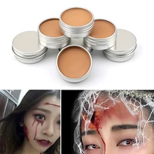 Горячая Хэллоуин маскарадное платье поддельные шрам рана кожи Воск тела краска для лица макияж краска для лица и тела необычные водонепроницаемый хна макияж