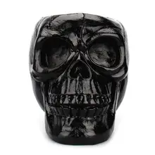 1 шт. черный череп орнамент Скелет настольная подставка для ручек карандаш органайзер для хранения макияжа