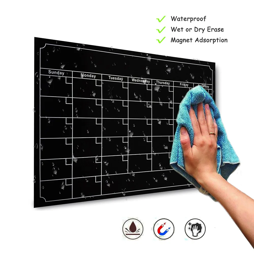 

Magnetic Calendar Magnetic Chore Chart Refrigerator Calendar Monthly Weekly Daily Planner for Kids Adults Organizer