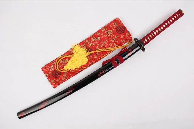 Ninja katana real sword carbon steel 1045 sharp edge full tang japanese samurai swords ready