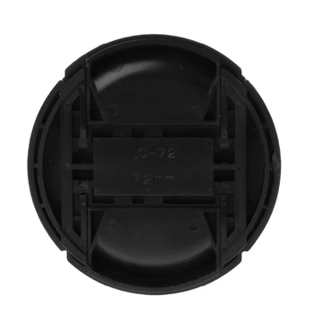 

72mm Center Pinch Snap-on Cover Lens Cap Protctor Case For Canon / Nikon Camera
