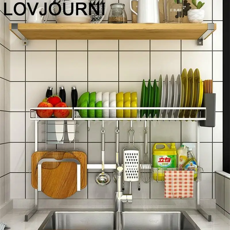 Keuken Etagere Dish Drying Cosas De Refrigerator Organizer Cuisine Cocina Organizador Cozinha Kitchen Storage Rack Holder Racks Holders Aliexpress