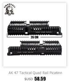 5,56 M-Lok поплавок ультра тонкая рельсовая система Handguard монолитная легкая с бочковой гайкой для страйкбола AEG GBB AR15