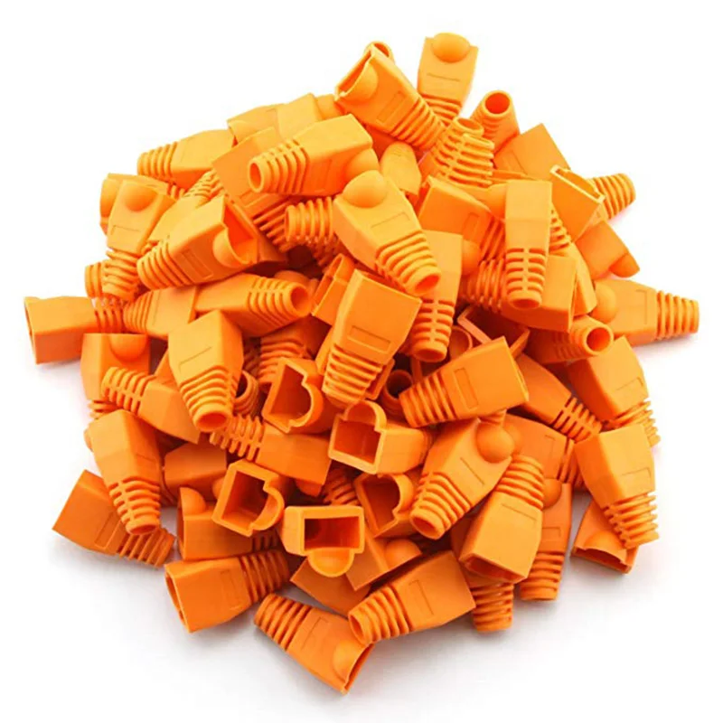 100pcs Colorful RJ45 Connector Caps for Cat6 and Cat5 Ethernet Network Cables Description Image.This Product Can Be Found With The Tag Names Computer Cables Connecting, Computer Peripherals, Ethernet network cable, PC Hardware Cables Adapters