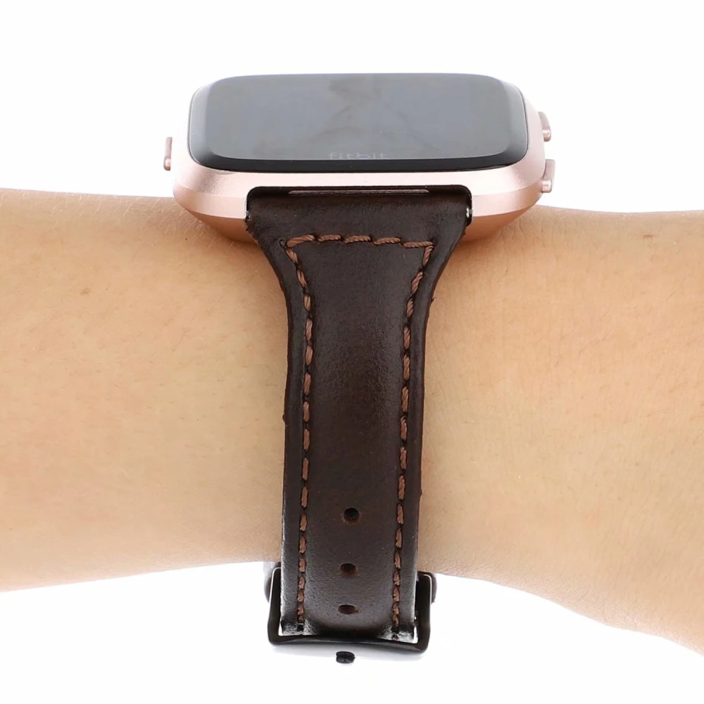 Кожаный ремешок на петлю для Fitbit Versa/Lite сменный браслет на запястье подходит для бит стих Браслет Смарт-часы аксессуары