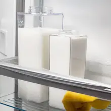  500ml/1000ml Milk Bottle Transparent Food-Grade PS Juice Bottle  Leakproof Milk Carton Shaped Beverage Container for Travel 