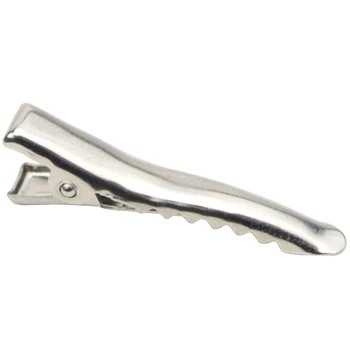 

100 pc 3.5 cm Silver Alligator Hair Clips