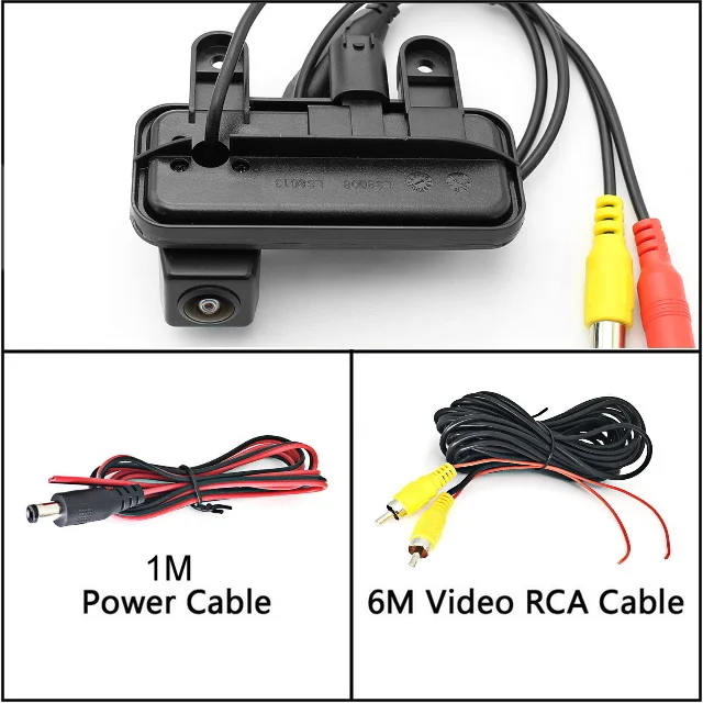 Wire n Camera Для Mercedes Benz B Class W246 B180 B200 12-15 ручка багажника камера заднего вида резервная парковочная камера ночного видения HD - Название цвета: Wire n Camera