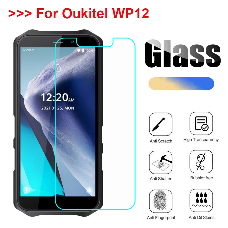 Закаленное Стекло для Oukitel WP12 Экран защитная пленка 9H 2.5D мобильный Защитное