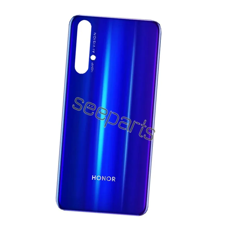 Задняя стеклянная крышка для 6,2" huawei Honor 20 Pro, крышка для батареи, задняя панель Honor 20, чехол для задней стеклянной двери с клеем