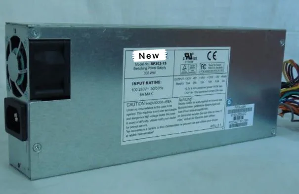 SP302-1S сервера Питание 300W 1U Питание сервер 100-240V 50/60Hz 5A