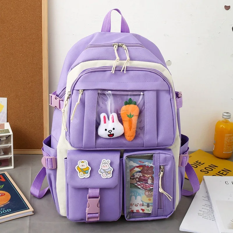 4pcs Set School Bags Girls Backpacks Schoolbag  Set Backpack School 4 - 4  1pcs Set - Aliexpress