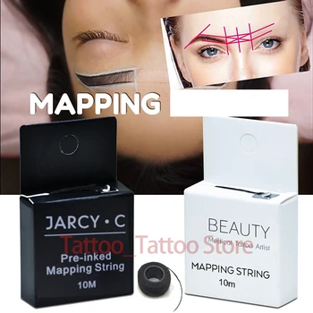 

Mapping pre-ink string for Microblading Eyebow Make Up Dyeing Liners Thread Semi Permanent Positioning Eyebrow Measuring Tool