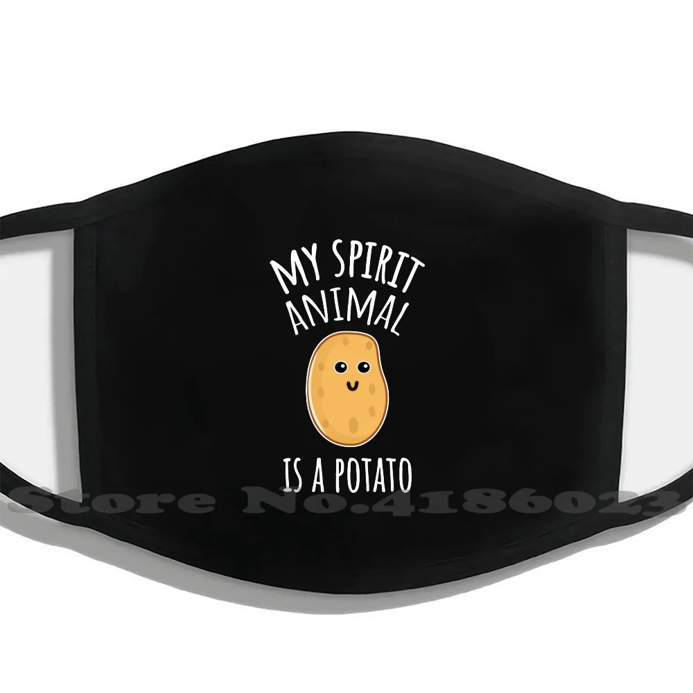 Забавная крутая маска с фильтром My Spirit Animal Is A картофель маски для лица