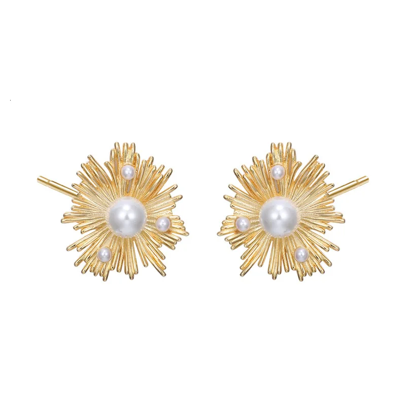 

925 Sterling Silver Pearl Sutd Earing Cute Boucle 2020 Accessory Stud Korean Earrings Woman Kolczyki Pendientes Mujer Jewelry