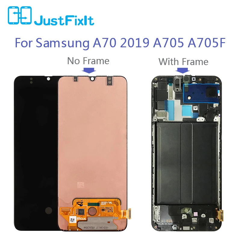 Супер AMOLED для samsung Galaxy A70 lcd A705 A705F SM-A705F A705DS lcd экран дигитайзер